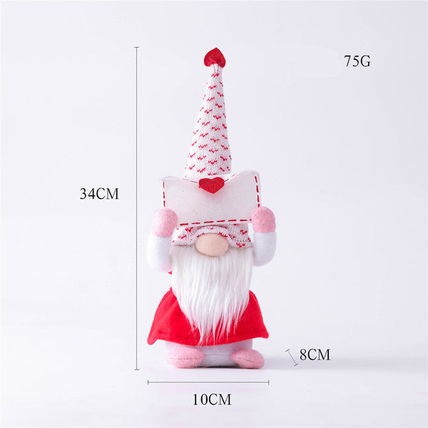 Lutins suédois de Noël — Tomte, dimensions du modèle moyen