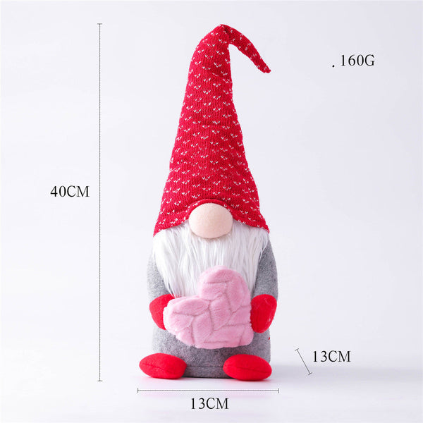 Lutins suédois de Noël — Tomte, dimensions comparées