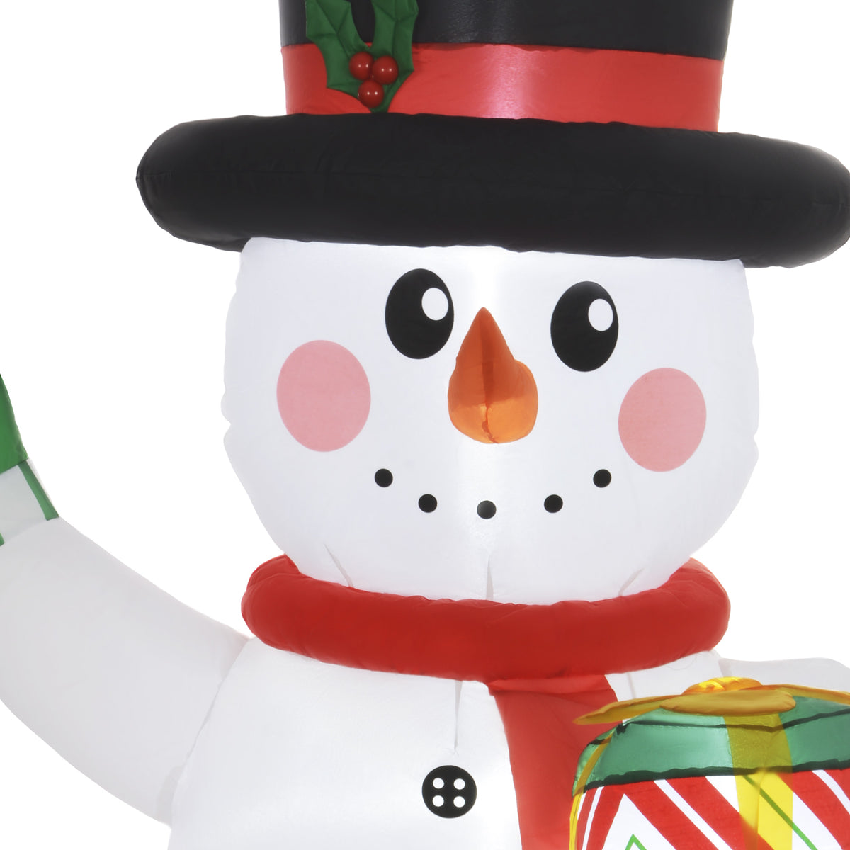 Bonhomme de neige gonflable lumineux 180 cm — vue 7 sur 9