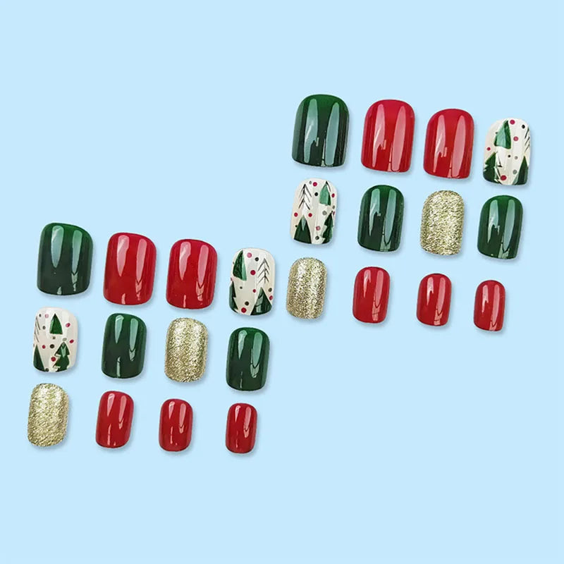Faux ongles stiletto de Noël — vue 4 sur 12