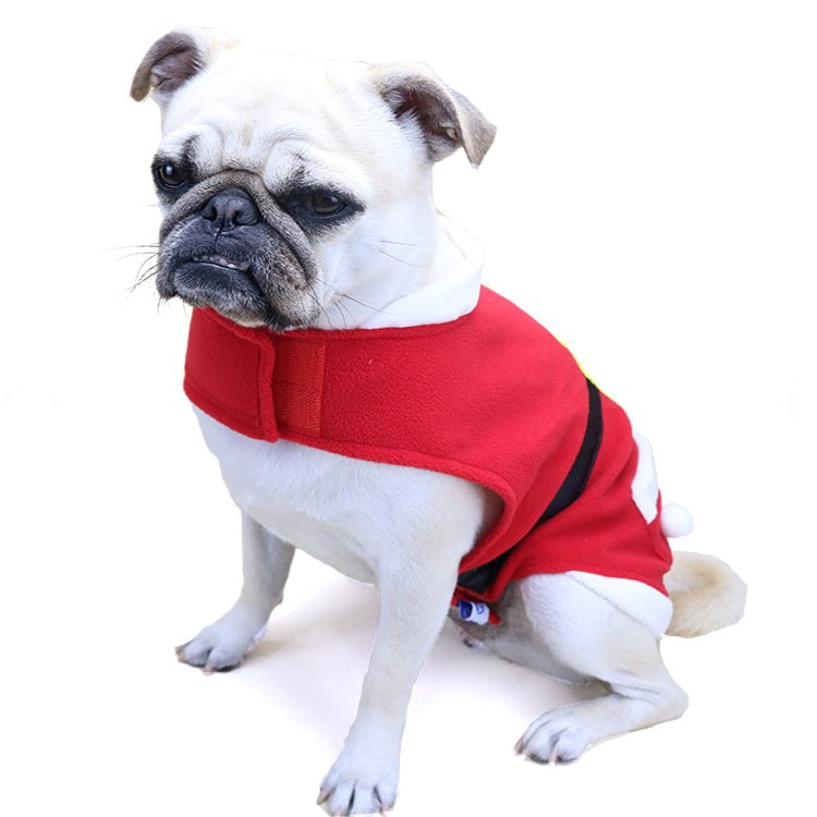 Manteau de Noël en velours pour animal — vue 4 sur 5