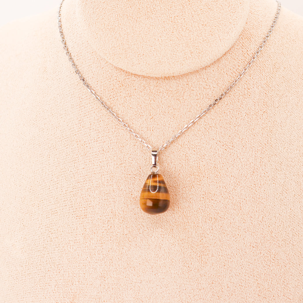 Pendentif Goutte en œil de tigre — photo 4