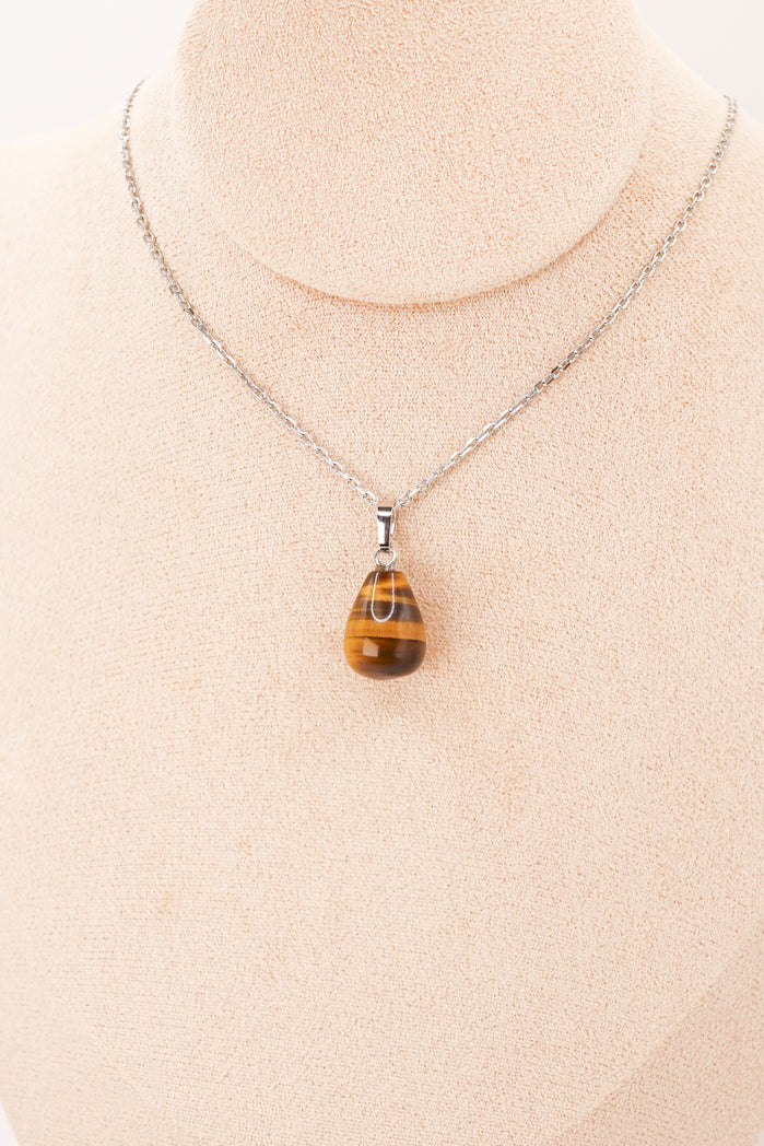 Pendentif Goutte en œil de tigre — photo 3