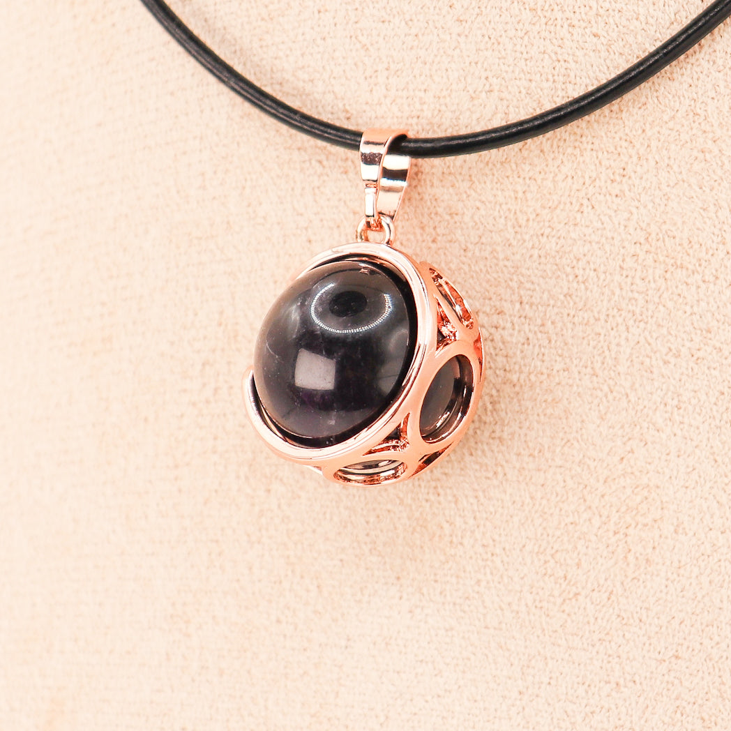 Pendentif Sphère de Lune en améthyste — photo 1