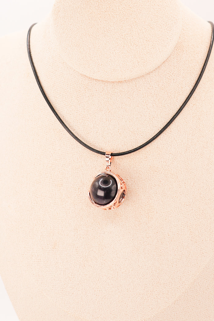 Pendentif Sphère de Lune en améthyste — photo 2