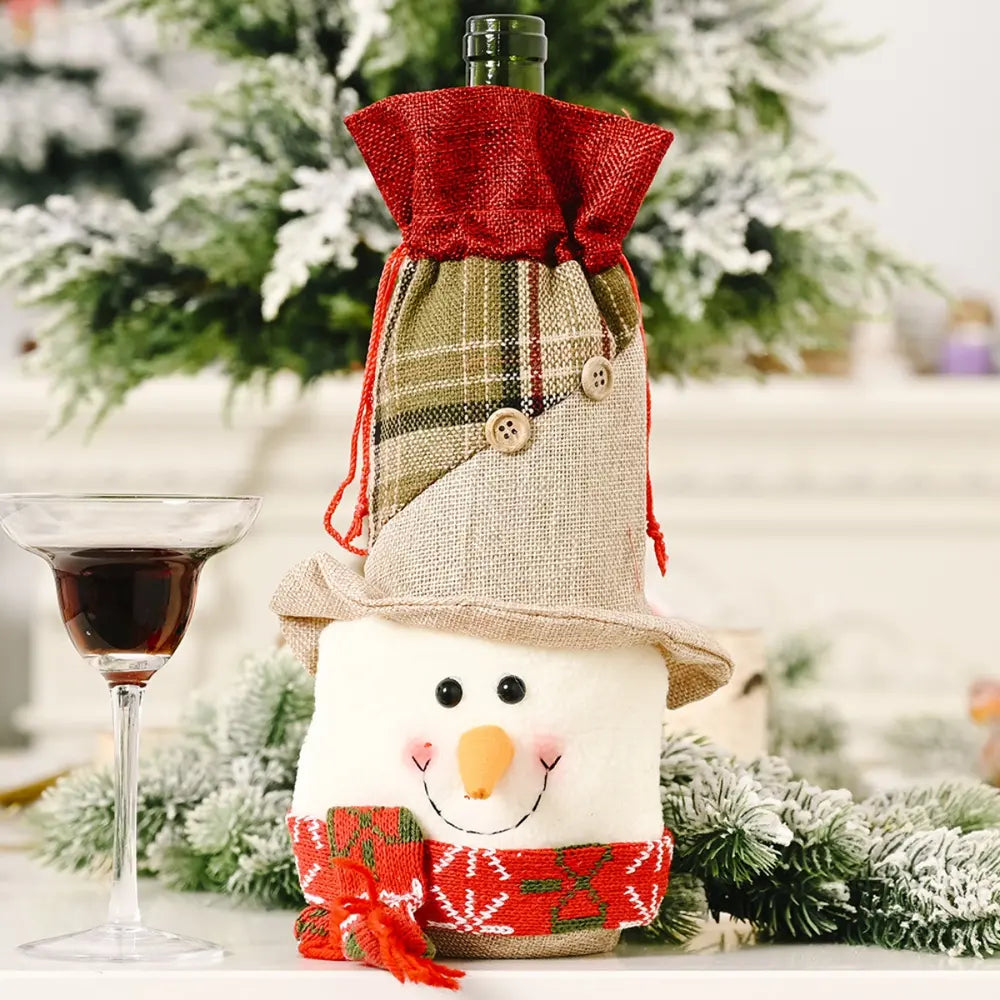 Housse de bouteille de Noël — 3 modèles — vue 3 sur 4