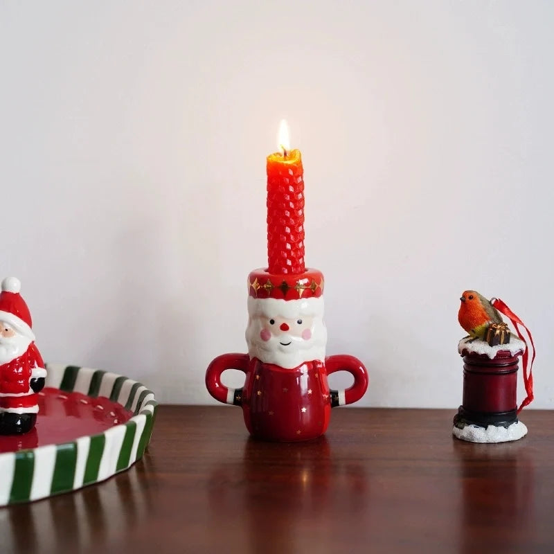 Bougeoir de Noël en céramique — vue 5 sur 14