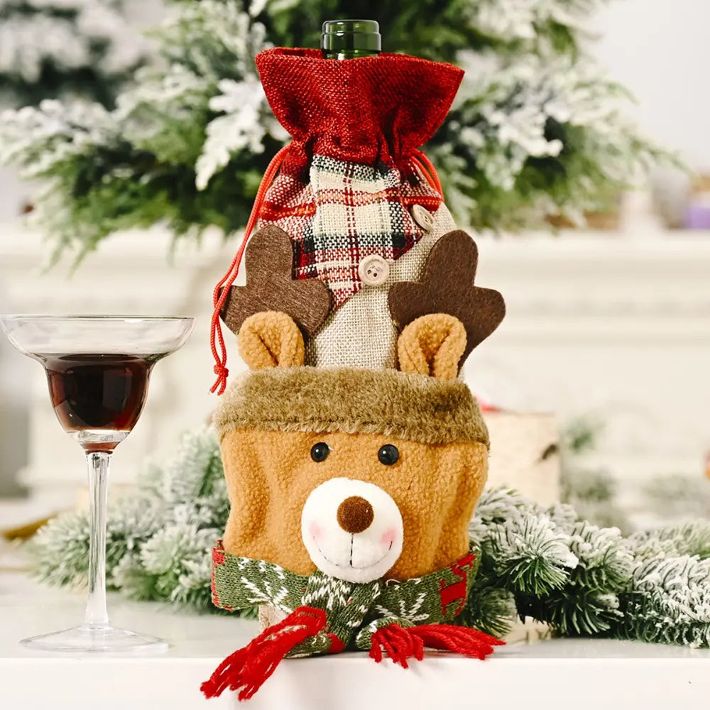 Housse de bouteille de Noël — 3 modèles — vue 4 sur 4