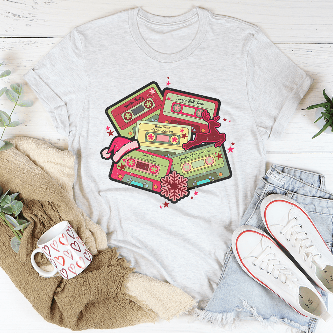 T-shirt de Noël « Christmas Cassettes » — photo 2