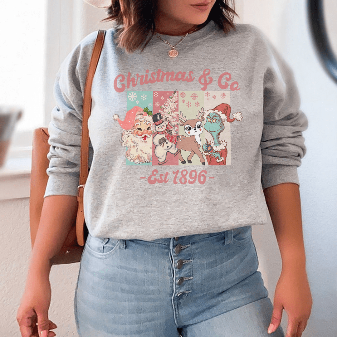 Sweat de Noël « Christmas & Co Est 1896 » — photo 2
