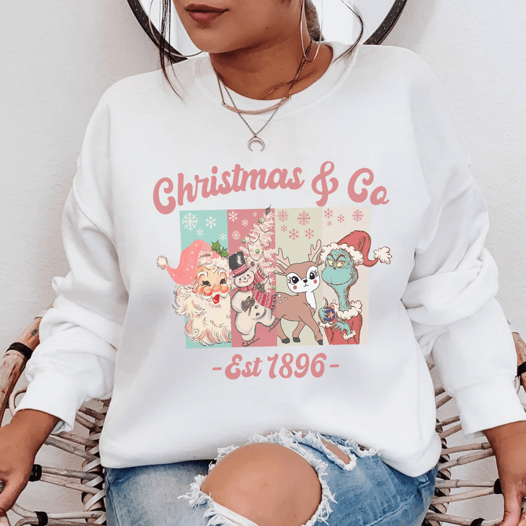 Sweat de Noël « Christmas & Co Est 1896 » — photo 3