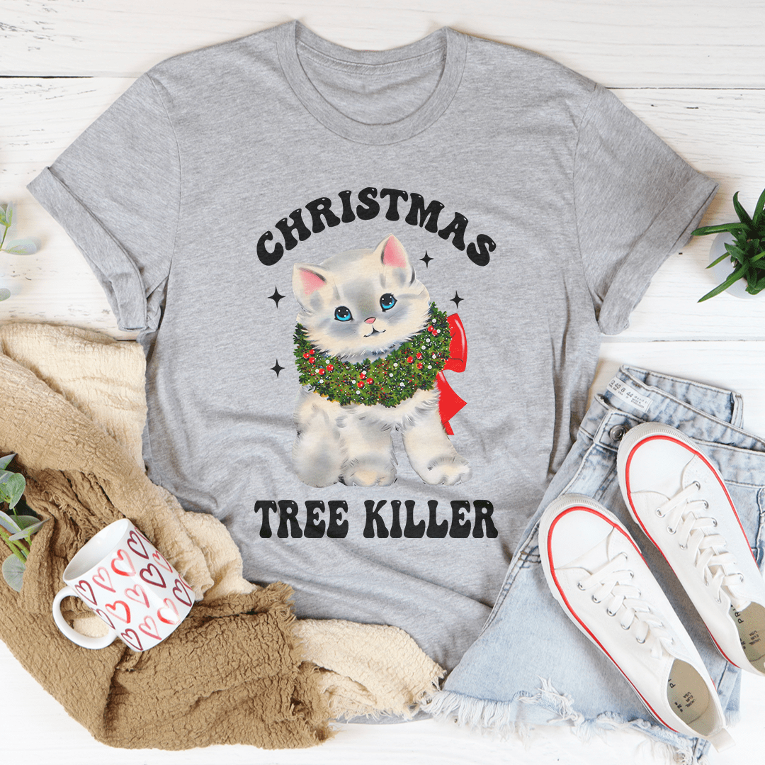 T-shirt de Noël « Christmas Tree Killer » — photo 3