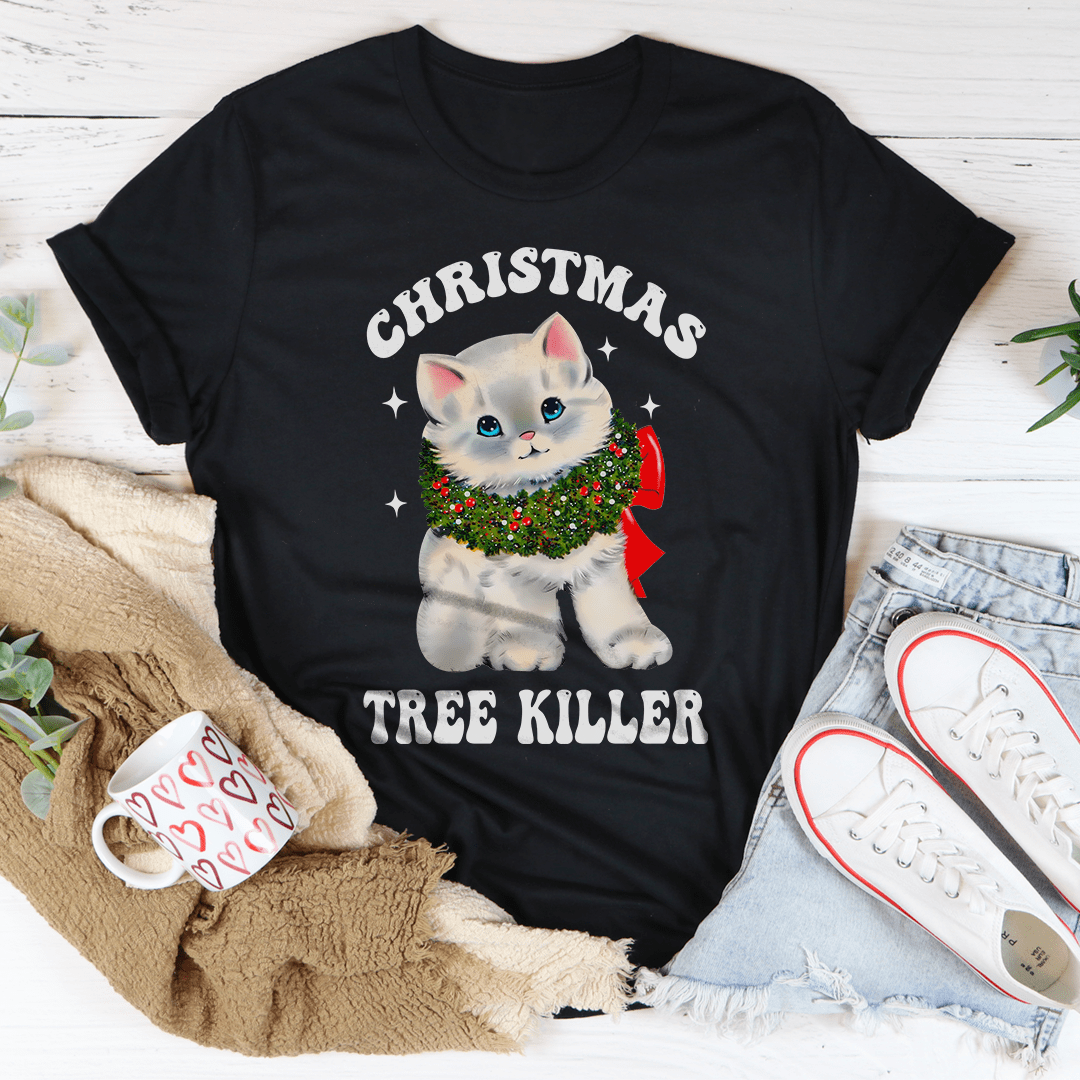 T-shirt de Noël « Christmas Tree Killer » — photo 1