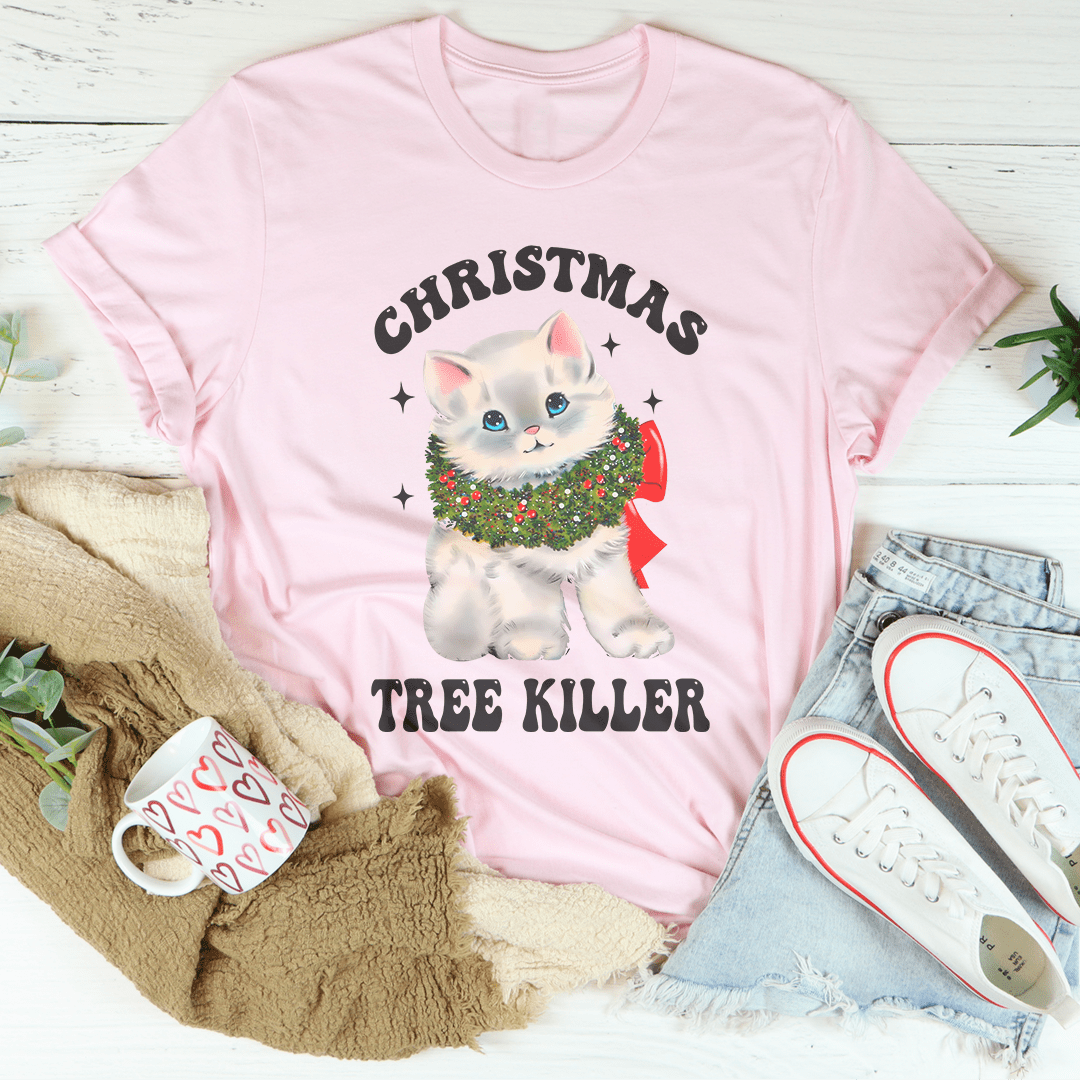T-shirt de Noël « Christmas Tree Killer » — photo 2