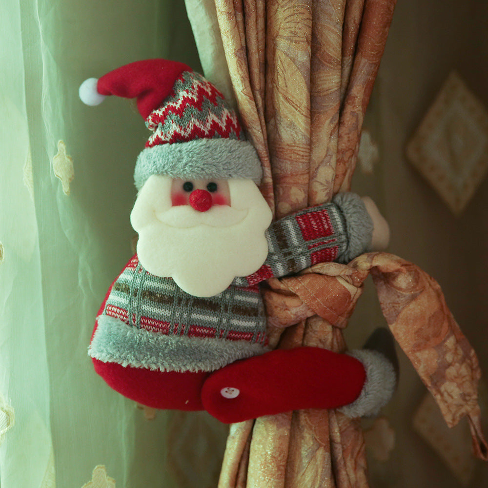 Décoration de rideau — Père Noël, bonhomme de neige ou renne — vue 2 sur 8