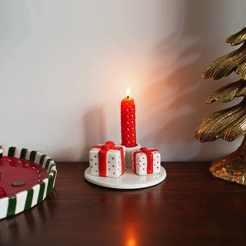 Bougeoir de Noël en céramique — vue 6 sur 14
