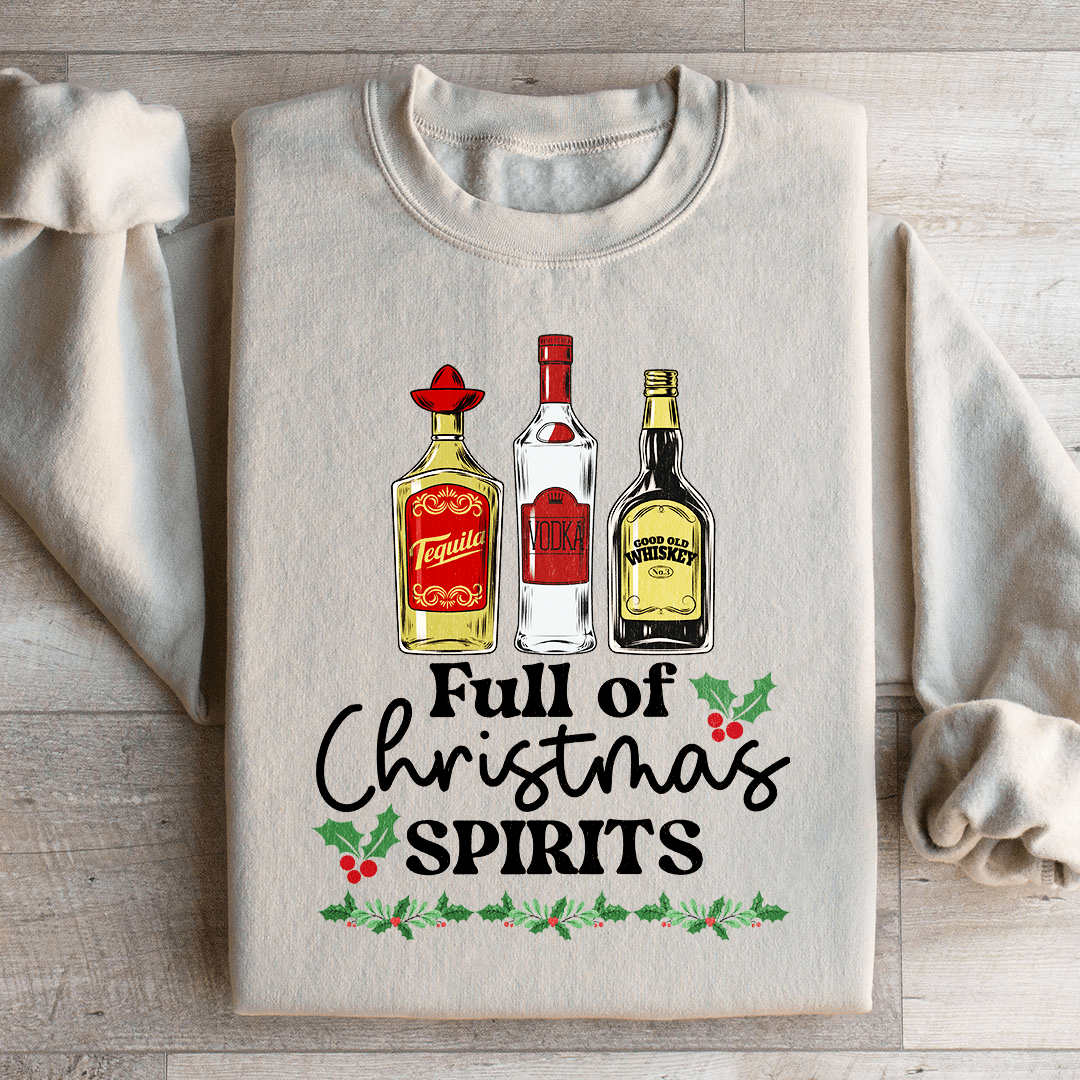Sweat de Noël « Full Of Christmas Spirits » — photo 3