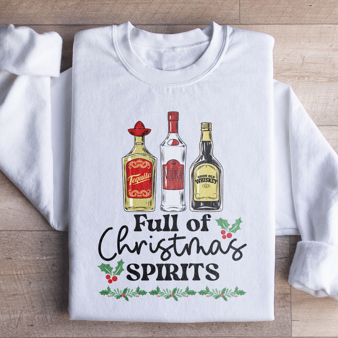 Sweat de Noël « Full Of Christmas Spirits » — photo 1