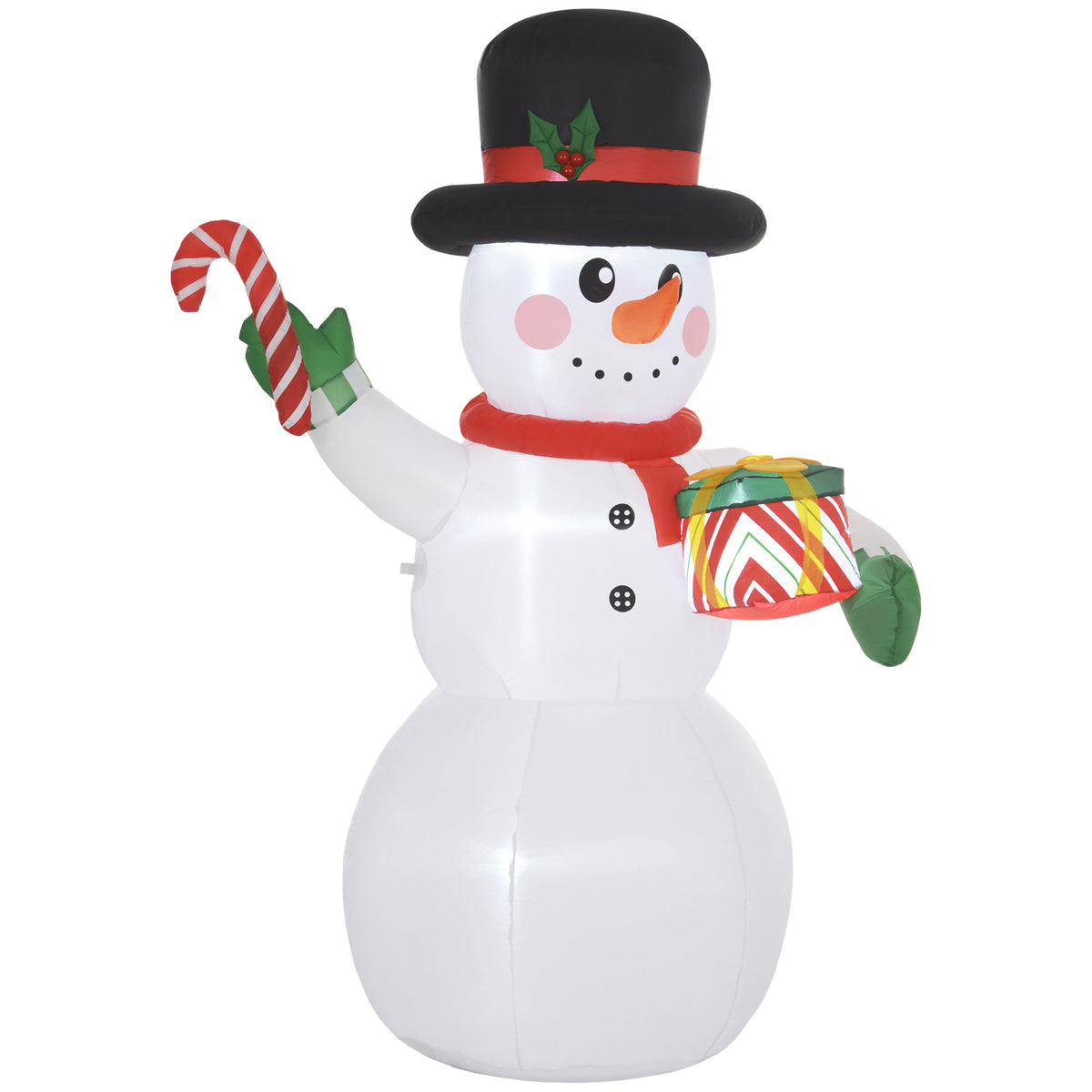 Bonhomme de neige gonflable lumineux 180 cm — vue 4 sur 9