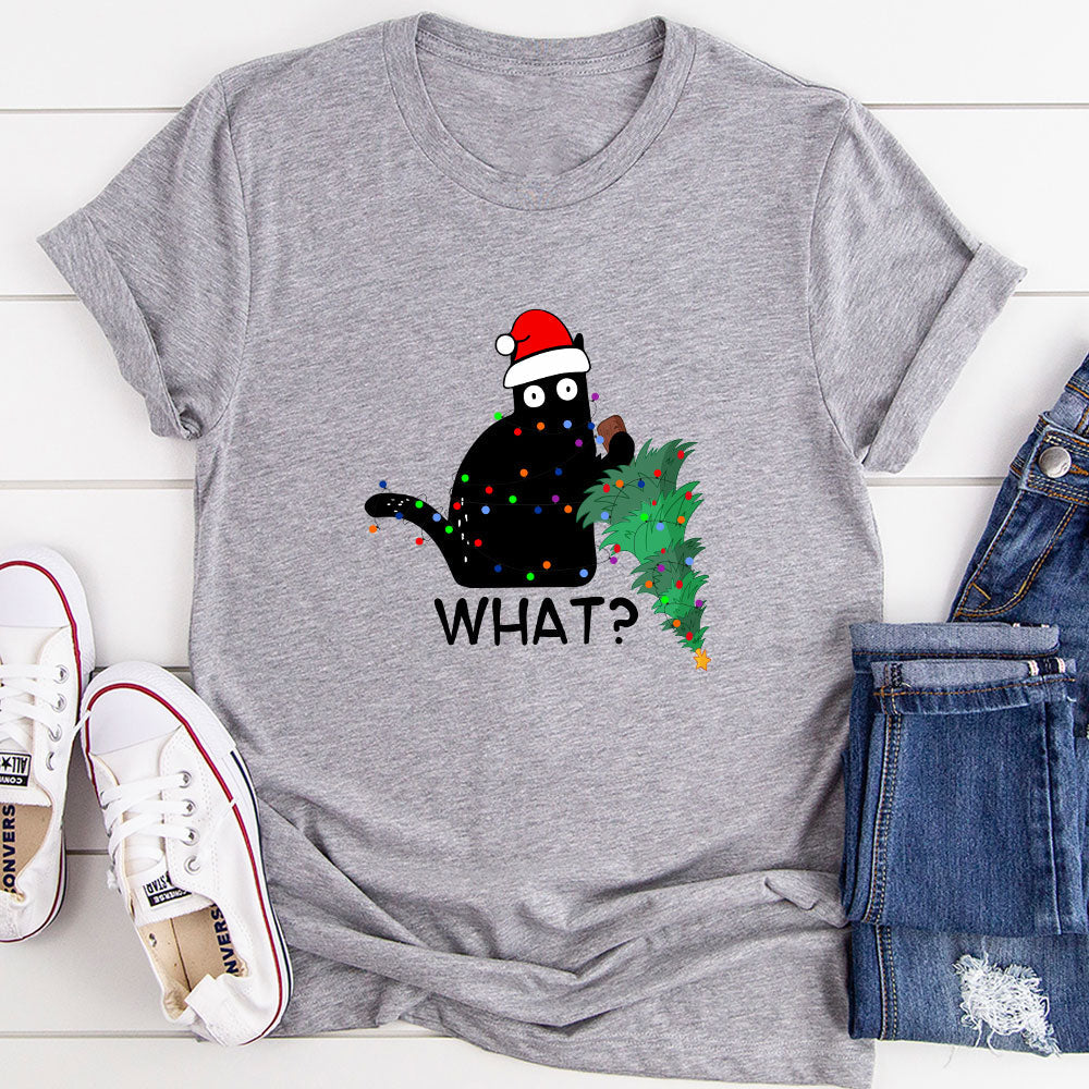 T-shirt de Noël « What Cat Christmas Tree » — photo 16