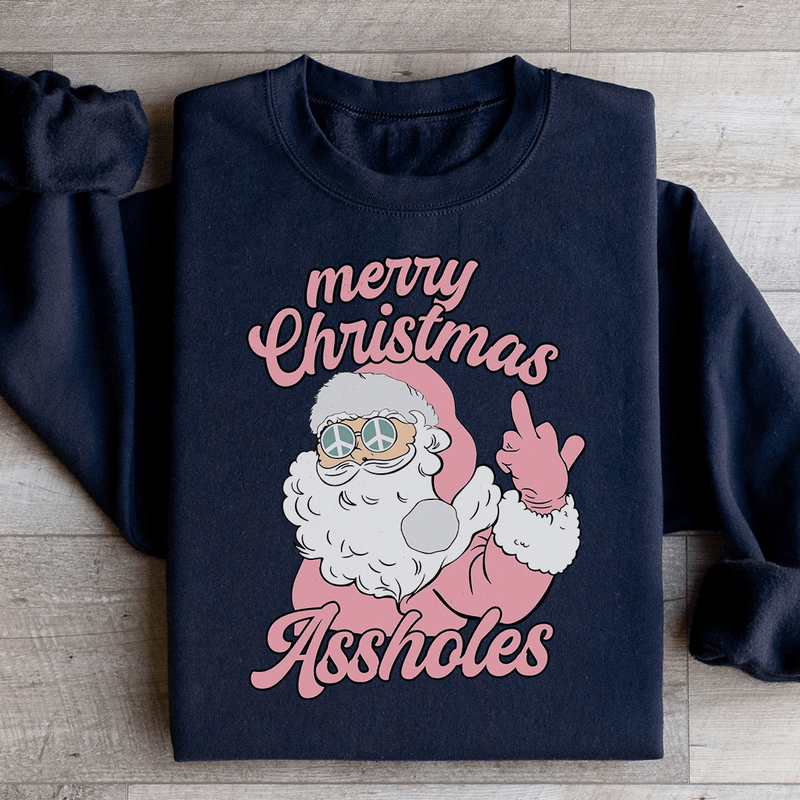 Sweat de Noël « Merry Christmas A**holes »
