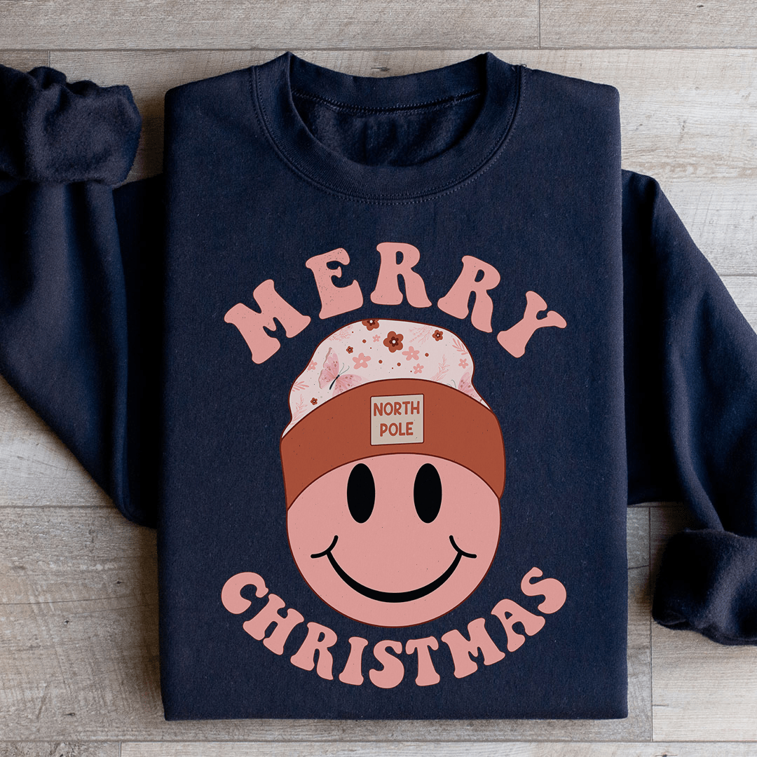 Sweat de Noël « Merry Christmas Smiley » — photo 2