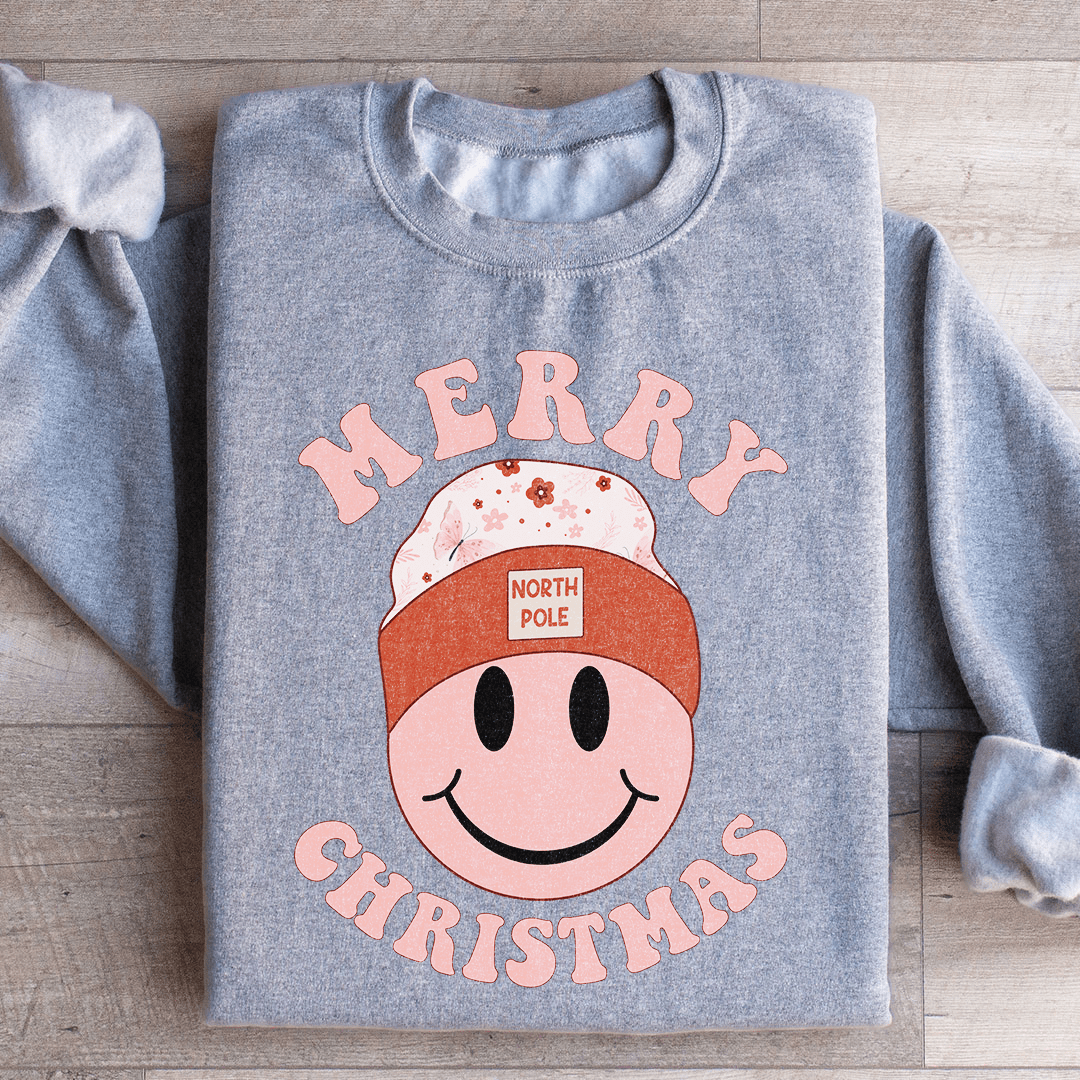 Sweat de Noël « Merry Christmas Smiley » — photo 3