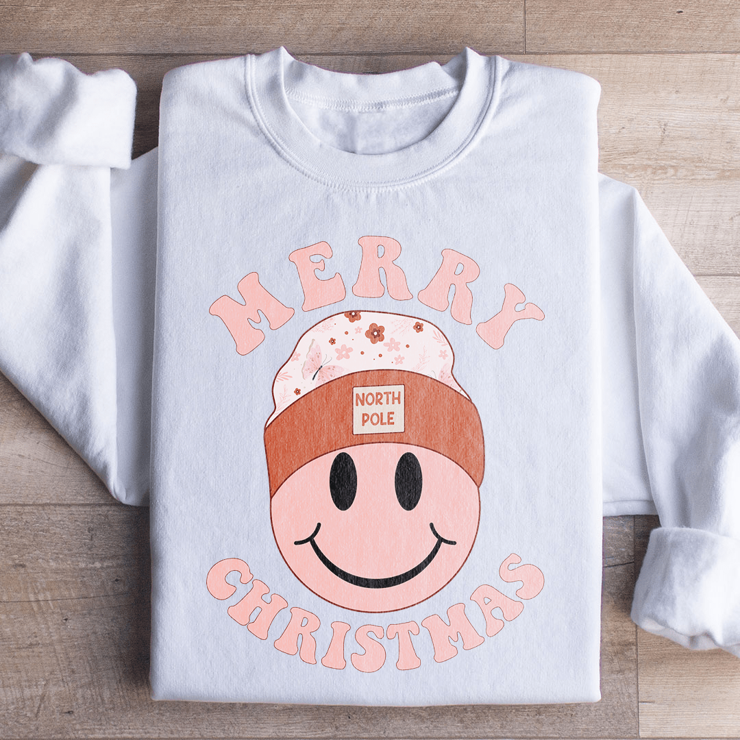 Sweat de Noël « Merry Christmas Smiley » — photo 1