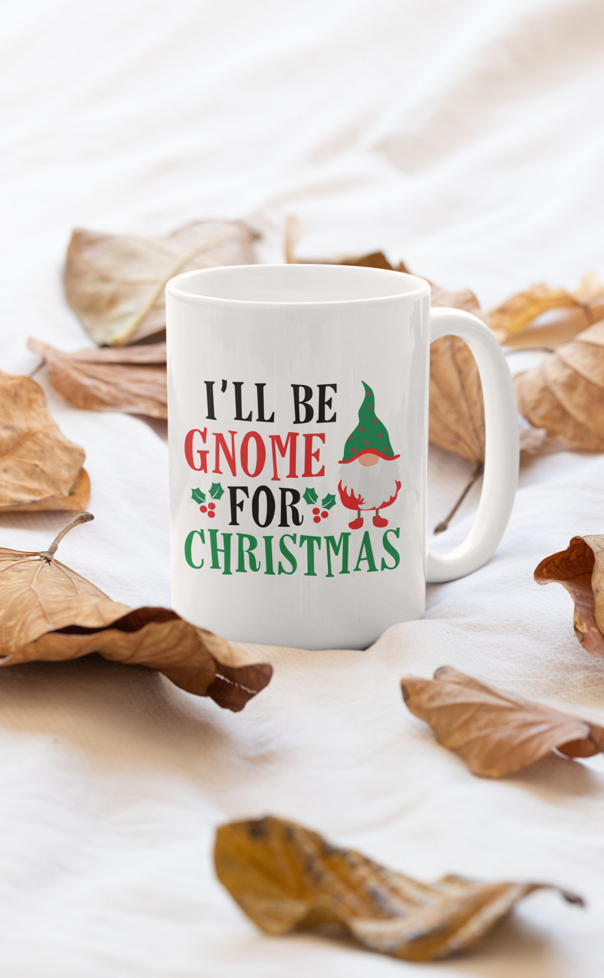 Mug de Noël « I’ll Be Gnome For Christmas »