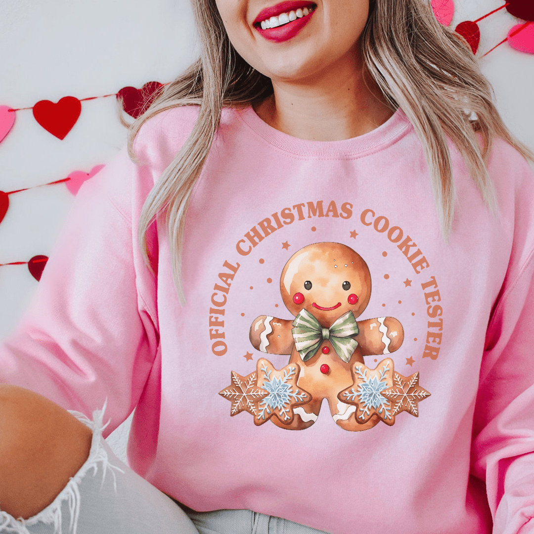 Sweat de Noël « Official Christmas Cookie Tester » — photo 2