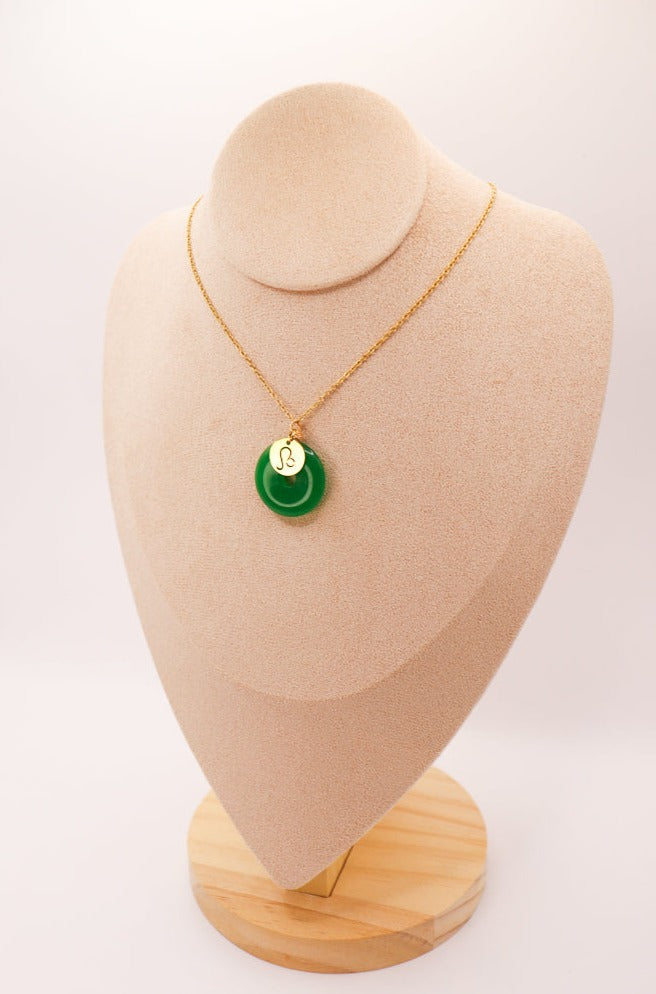 Pendentif Donut en jade personnalisable + charm astro — photo 10