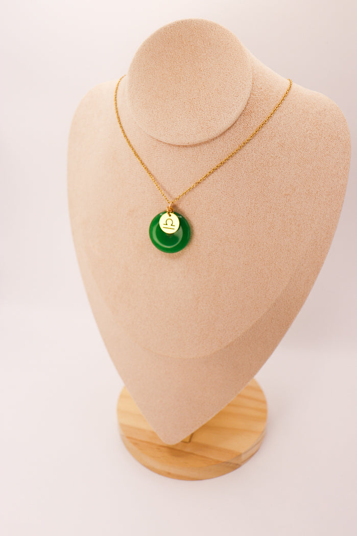 Pendentif Donut en jade personnalisable + charm astro — photo 12