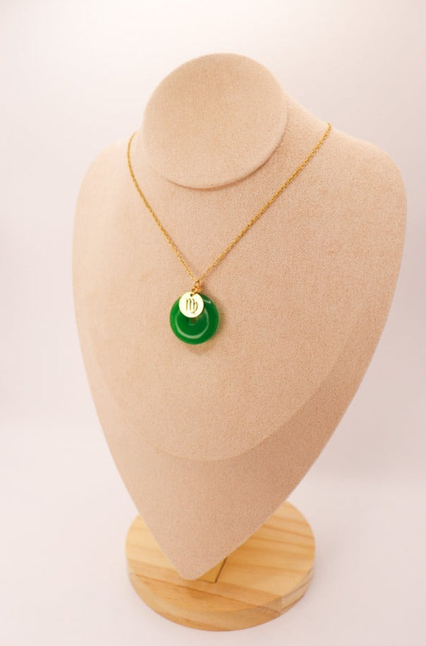 Pendentif Donut en jade personnalisable + charm astro — photo 11