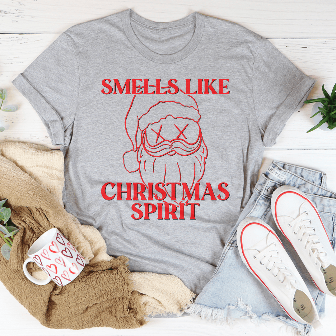 T-shirt de Noël « Smells Like Christmas Spirit » — vue 4 sur 4
