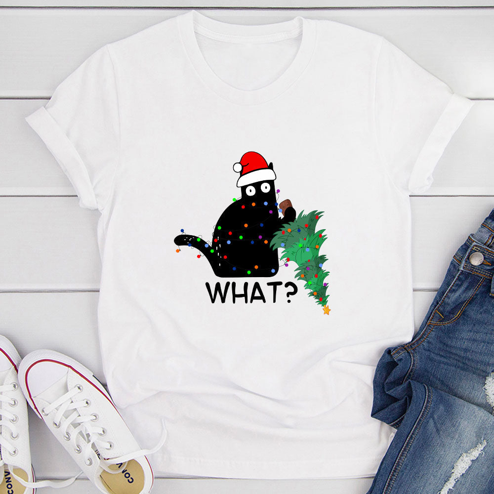 T-shirt de Noël « What Cat Christmas Tree » — photo 9